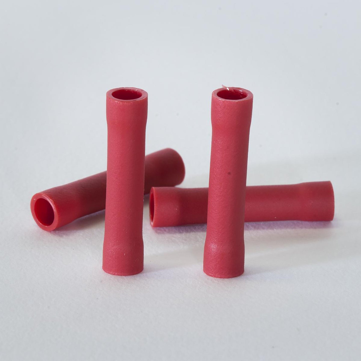 Butt Connector: 22-16 AWG, Vinyl Red (UL) 100/bag
