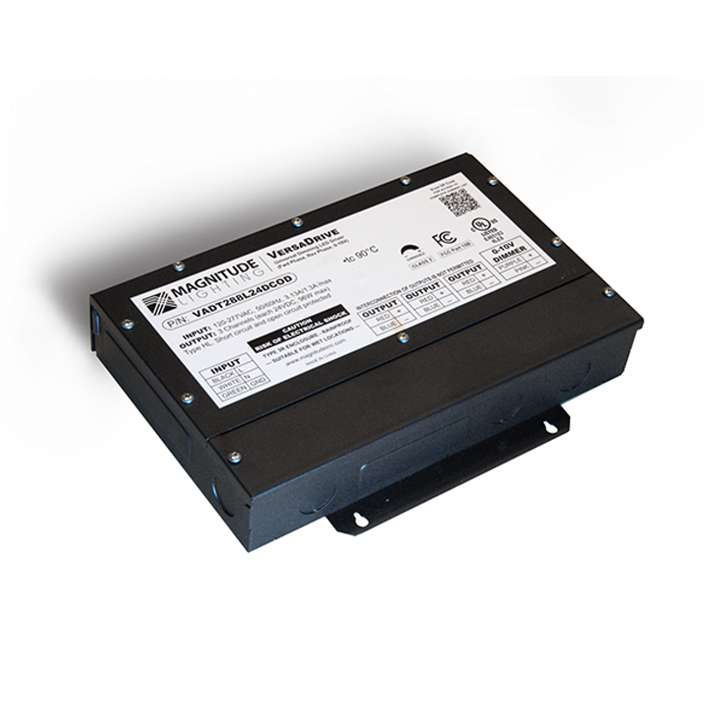 60W 12VDC 120VAC ETL Magnitic Phase-Cut Dimmable Drivers Indoor/Outdoor