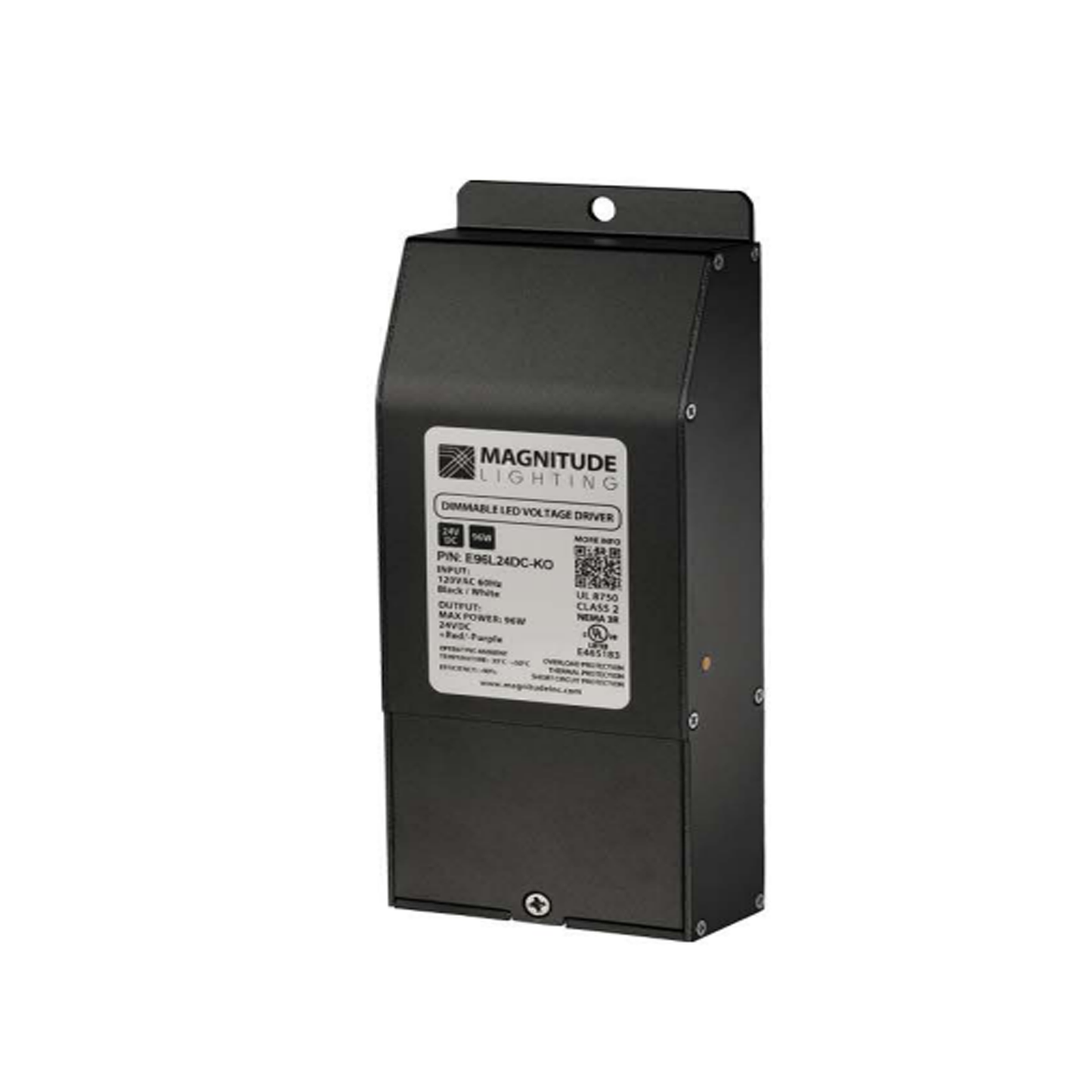 60W 12VDC 120VAC UL Recognized Voltage Dimmable Class 2 LED Driver