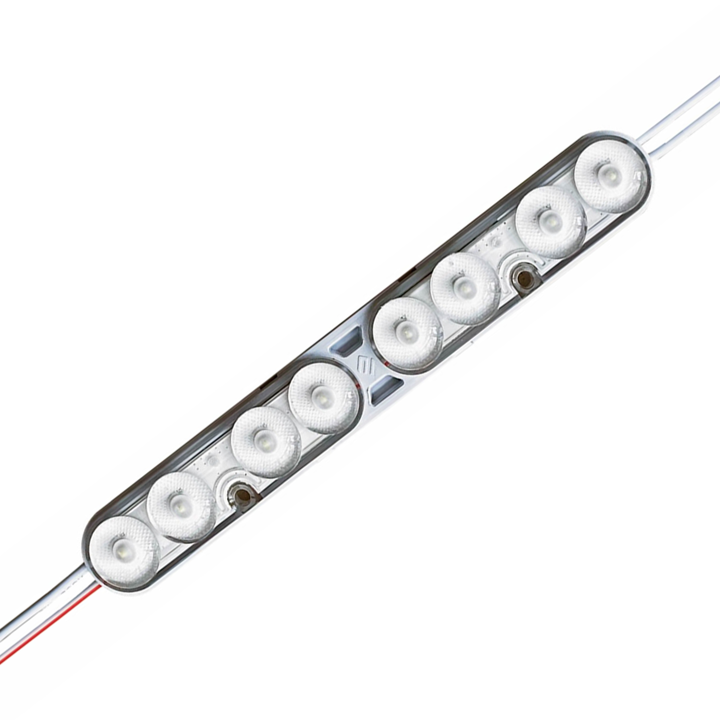 EVERYLITE OpticMax 8D, 8 Diodes, White 7200K, 180 Beam Angle, 24V, 3W, IP68, 1 mod/ft