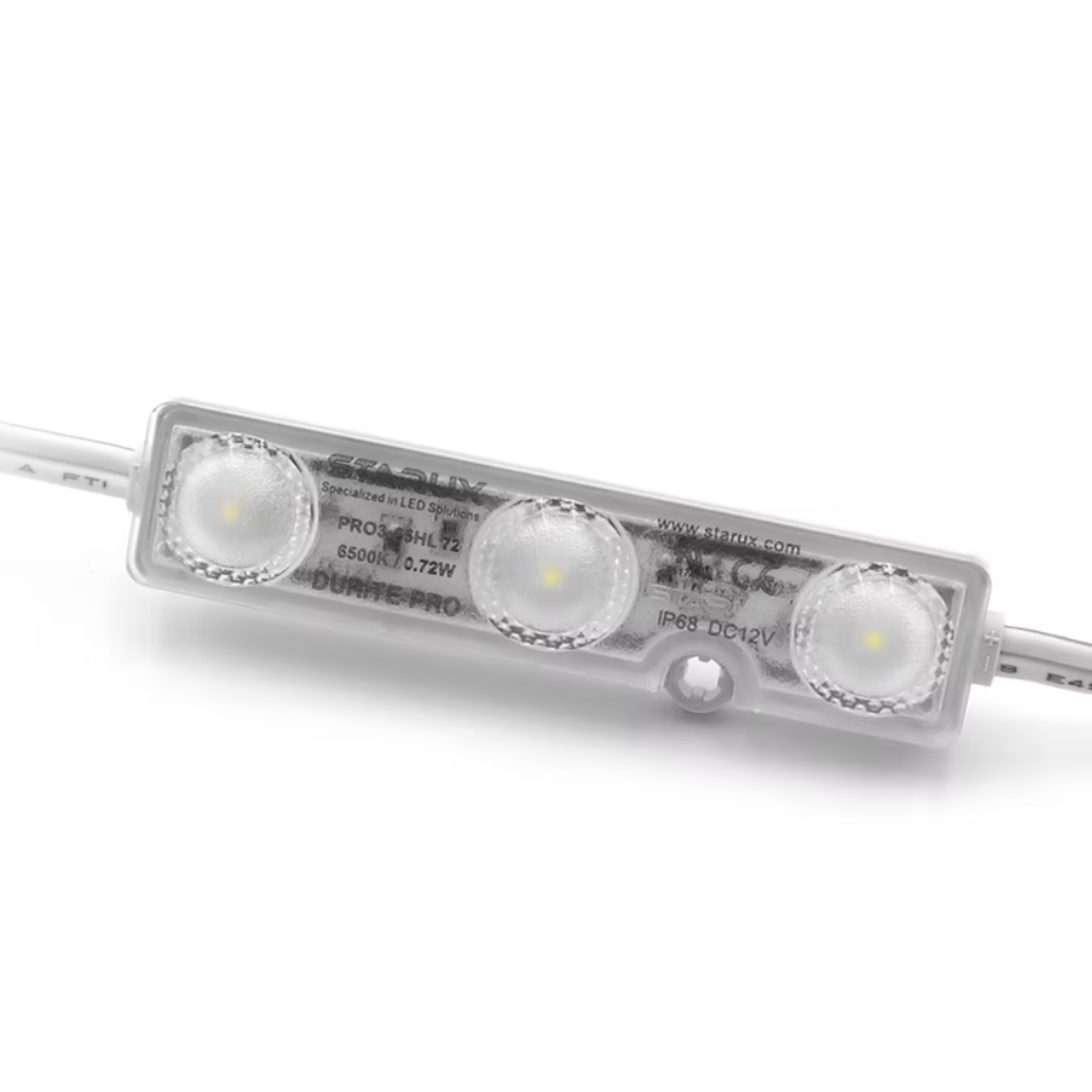 STARUX Pro3, BLUE .72w 160deg IP68 2mod/FT, 3LED/mod (UL), 100/bag, 1,200/case