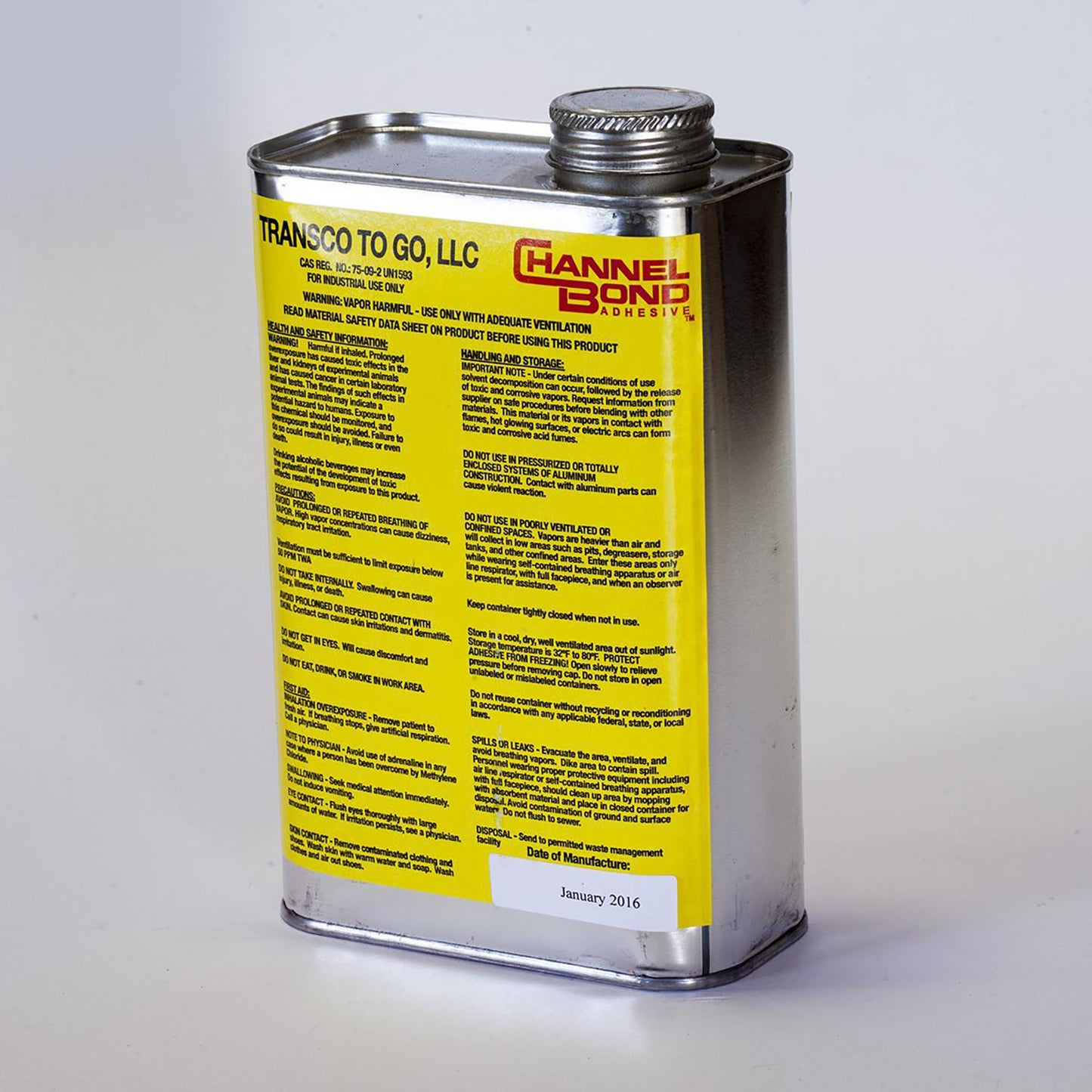 CHANNEL BOND ADHESIVE (QUART)