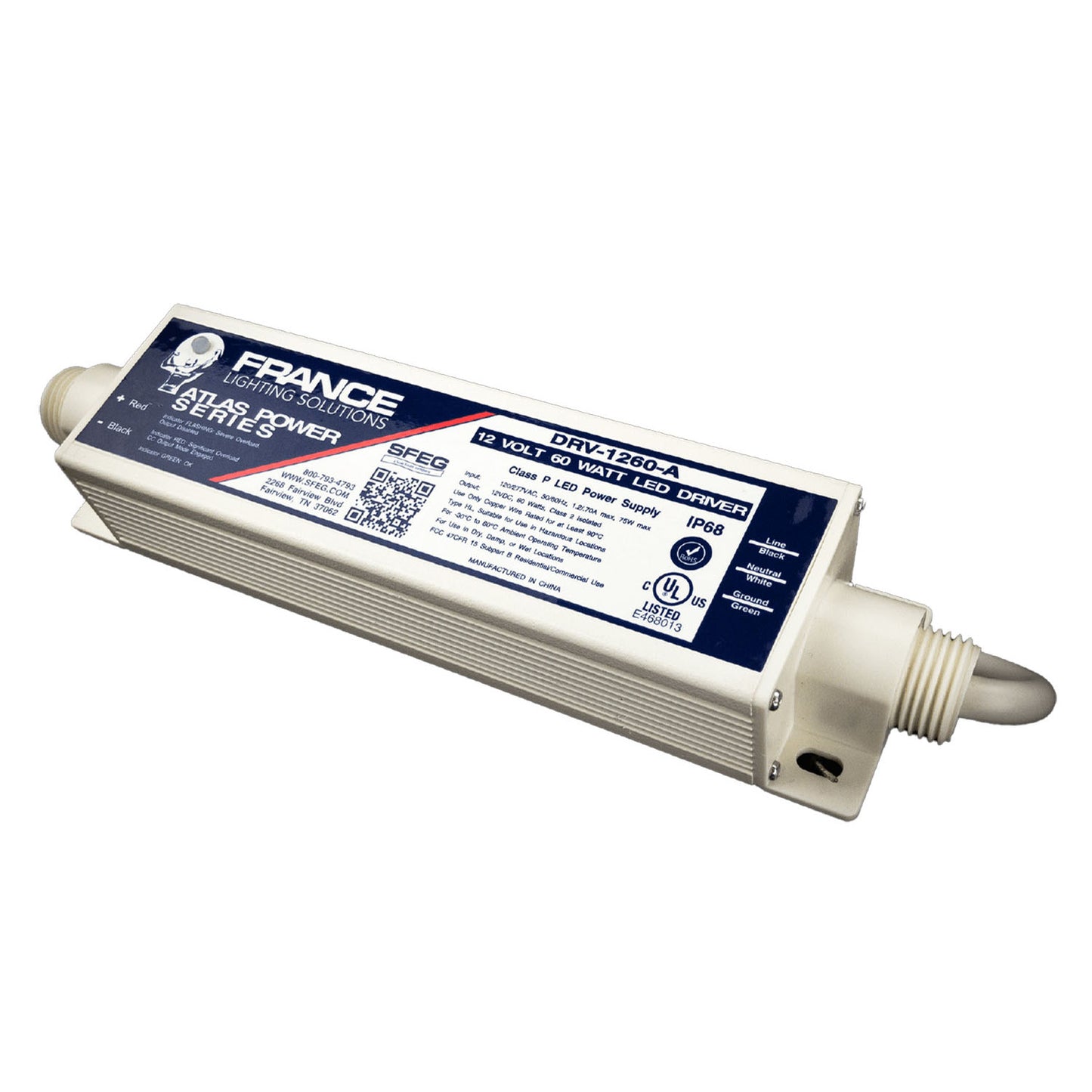 France TruPower 60w 12v ATLAS series 20/c LED Power Supply