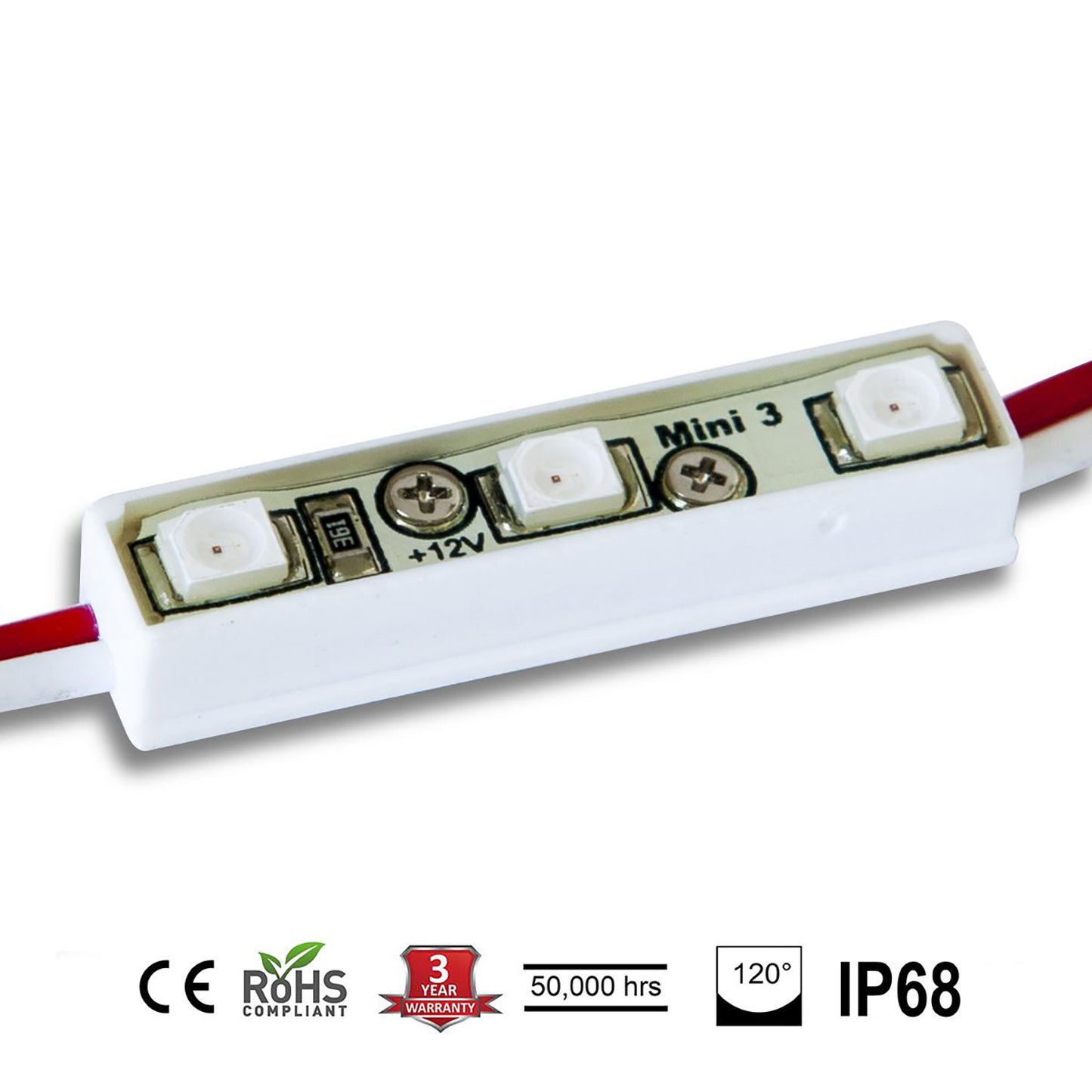 NC LED (Korea) Blue Mini 3 IP68 Made in Korea .24w/mod IP68