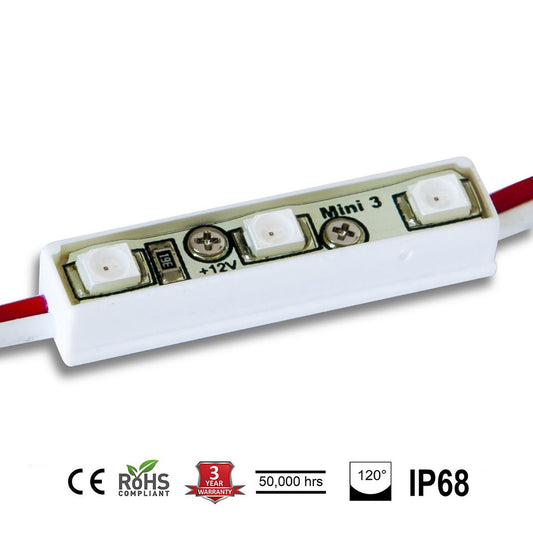 NC LED (Korea) Blue Mini 3 IP68 Made in Korea .24w/mod IP68