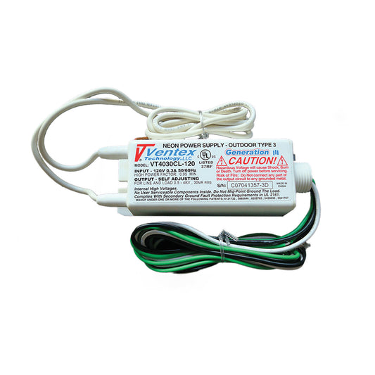 VENTEX Neon Power Supply- outdoor type 3