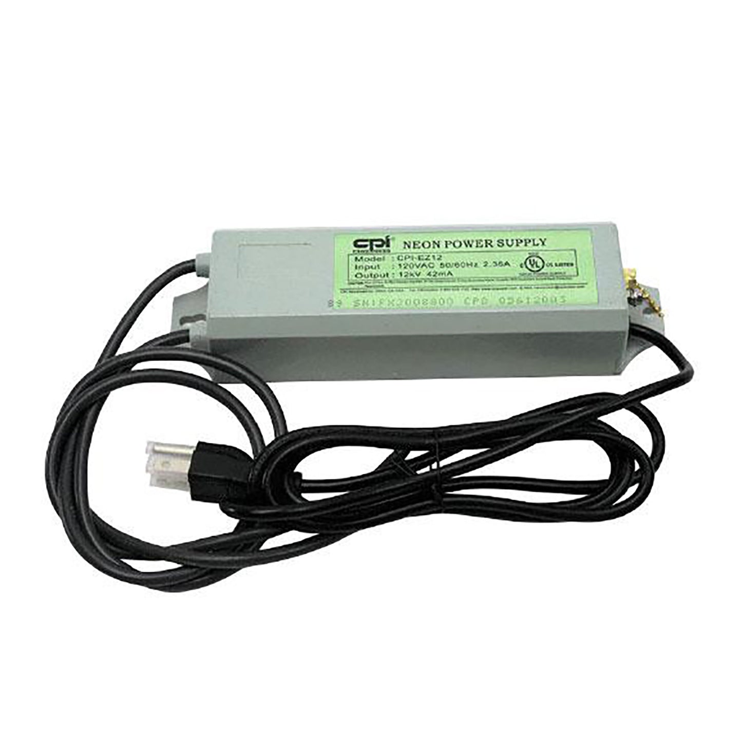 UL 12KV 42MA 120V NEON DIMMING + FLASHING TRANSFORMER