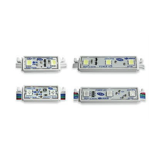 Anylux (Korea) BLUE Led Module, 2Led/mod, .72w/mod, 5050 chip UL 12v 120DEG