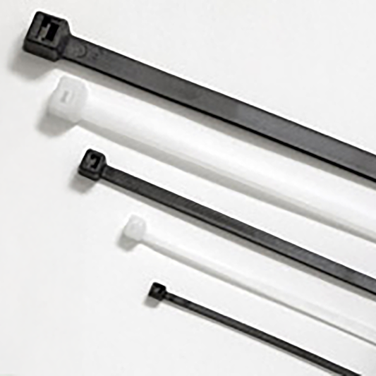 4" Black Cable Ties (Bag of 100)