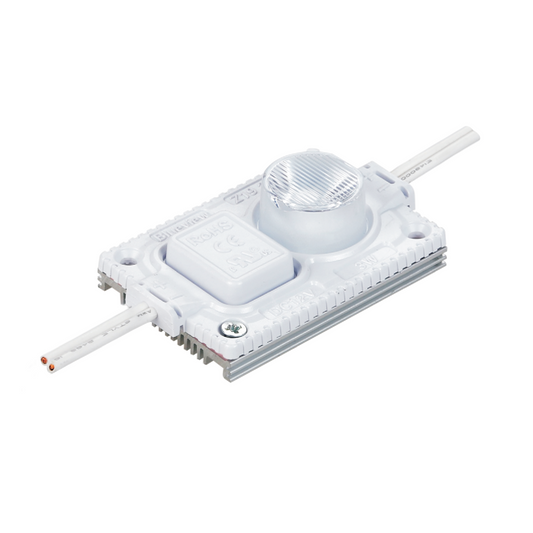 Box LED Light 6500k  (edge lighting) Epistar 12vdc IP65 (CC) 3w/mod 6*90 Beam Angle lens, 1.6 mod/ ft; 30mod/bag