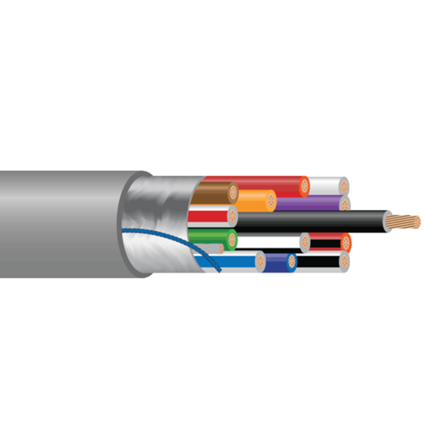 Wire-Low Voltage (12v) (UL) 1000ft/box  AWG 18/2strCu N/S CMR/CL3R   *WITH GROUND*