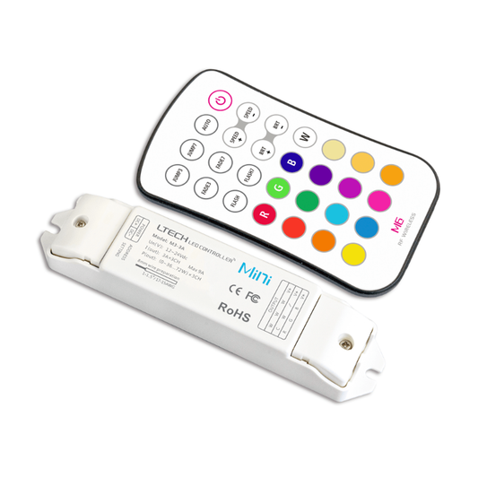 LTECH M3 touch RGB Controller  CV RF-remote control 12-24VDC High Capacity 240w/480w(12V/24V)