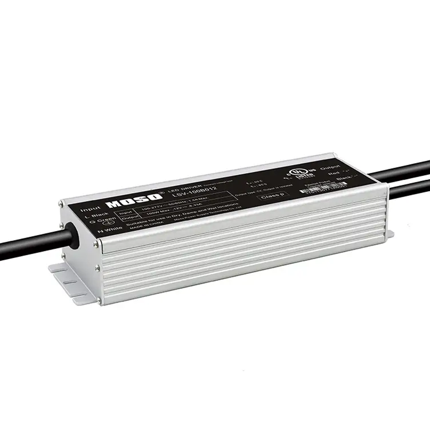MOSO 120W 12v Class 2 (Dual Output) LED Power Supply