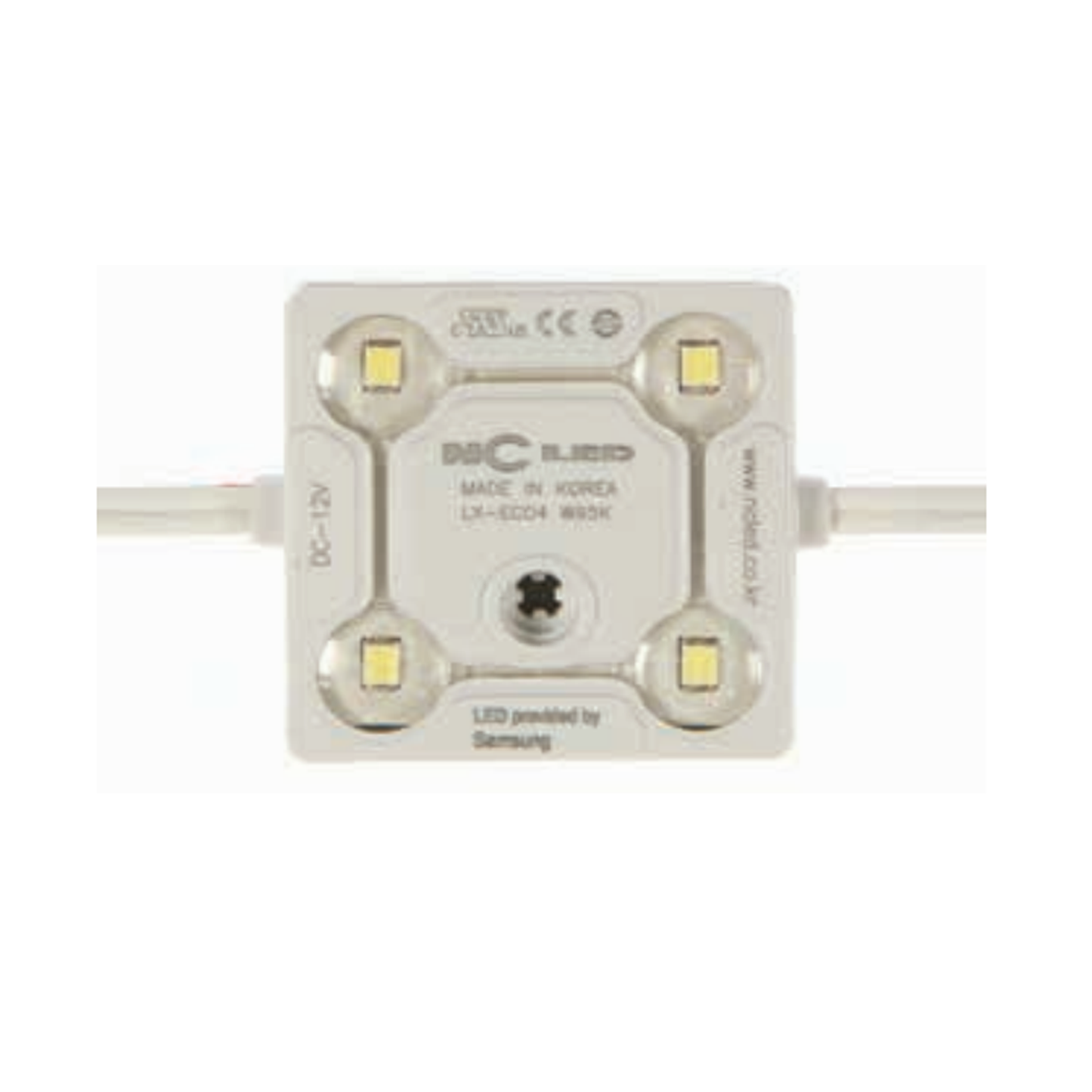 NC LED (KOREA) RED (TC), .96w, 2 Mod/Ft,  4 Led/Mod 3yr-Warranty IP68 LENS