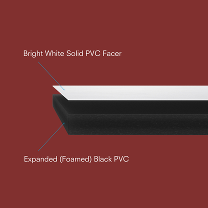 Sintra Eclipse Bright White/Black 4'x8' 12.7mm (1/2")