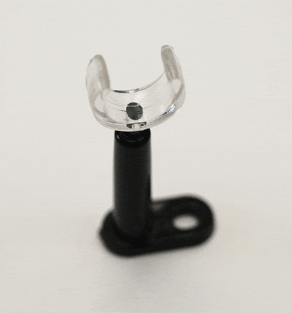 CPI 10MM BLACK SPRING LOADED CLIP TUBE SUPPORT BLACK