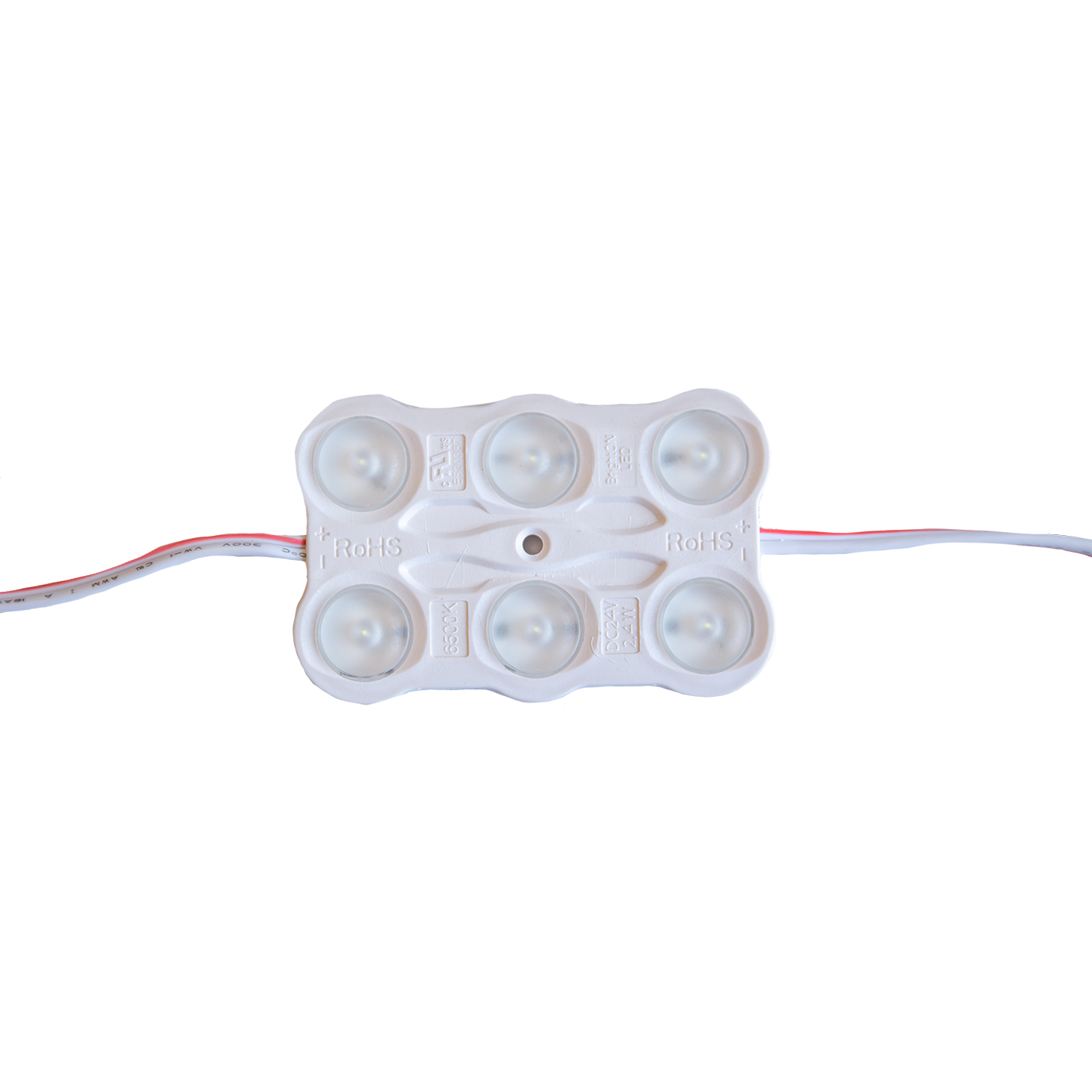 BrightON High Power SunFire, 2.4w LED Module, 5YR Constant current 24V, 40 Mod/ Bag 6500K, 560 Mod/Case