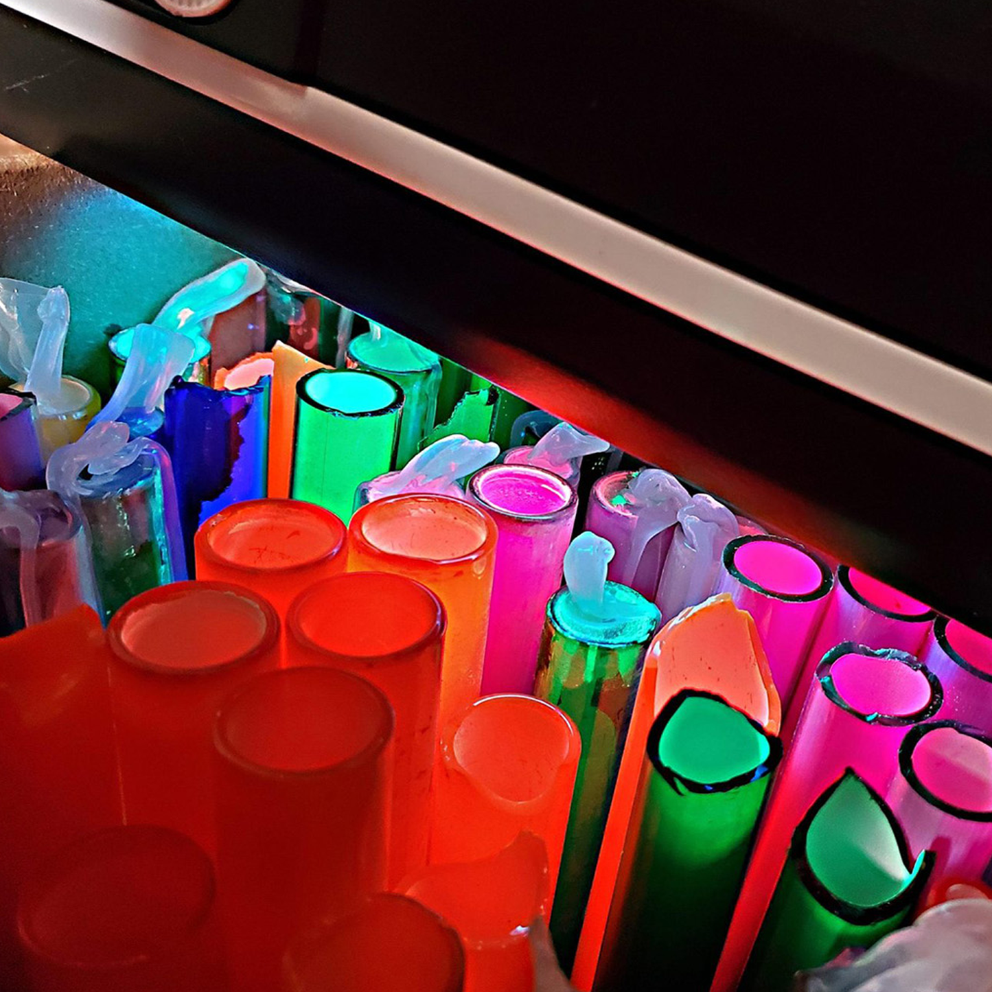 UV Lamp Neon Glass Color checker portable