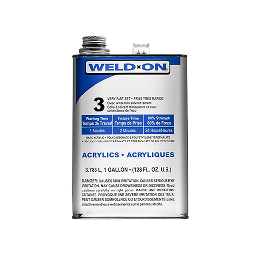 Weld-On 3 (Gallon) Acrylic Plastic Cement