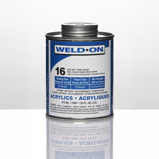 Weld-On 16 (Pint) Low VOC Acrylic Plastic Cement